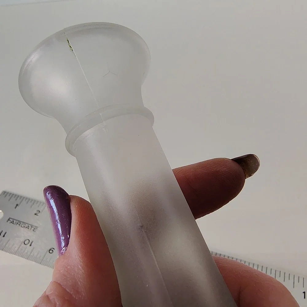 Frosted Glass Bud Vase 8